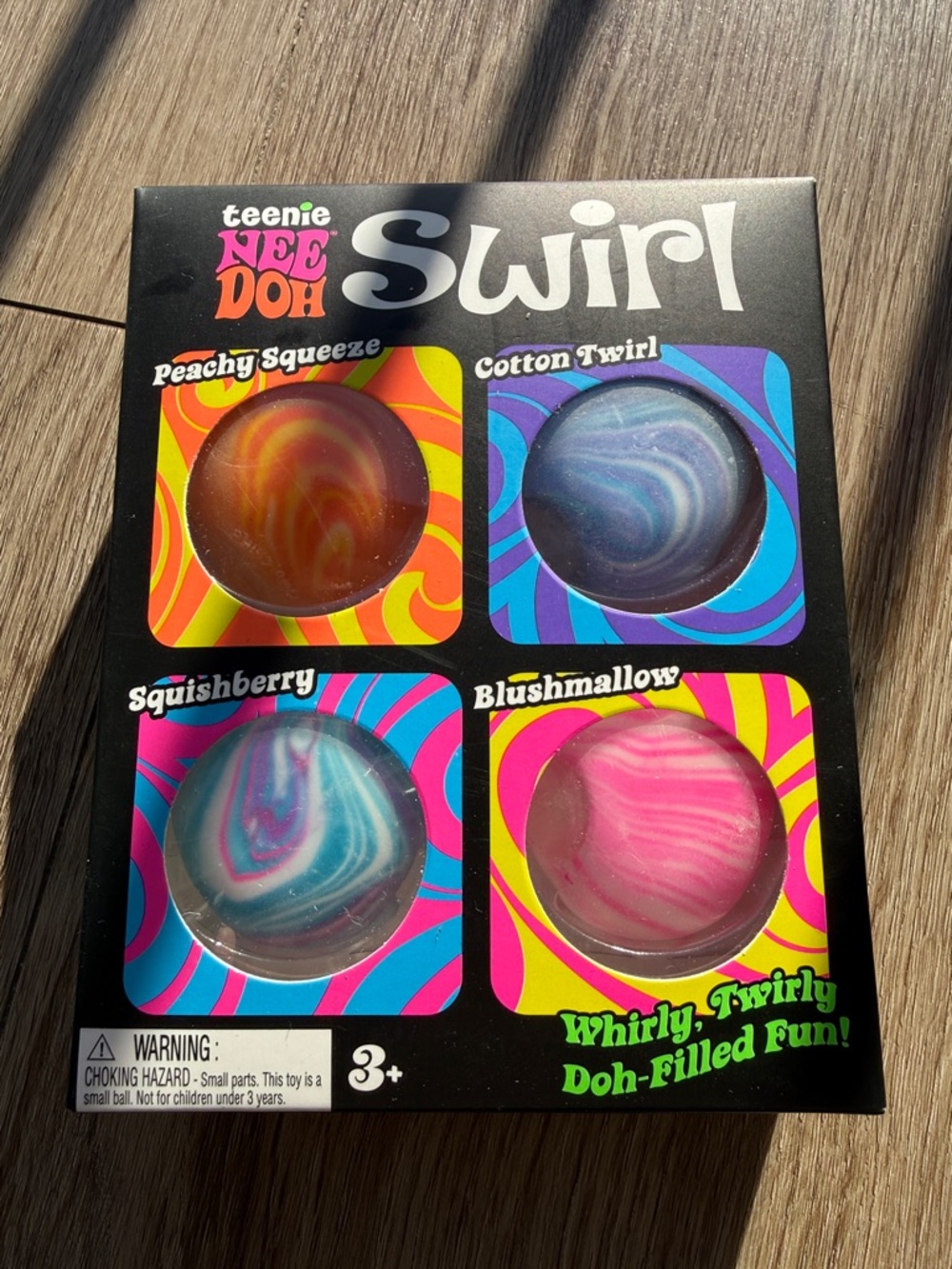 BNIB Teenie NeeDoh Swirl 4-Pack